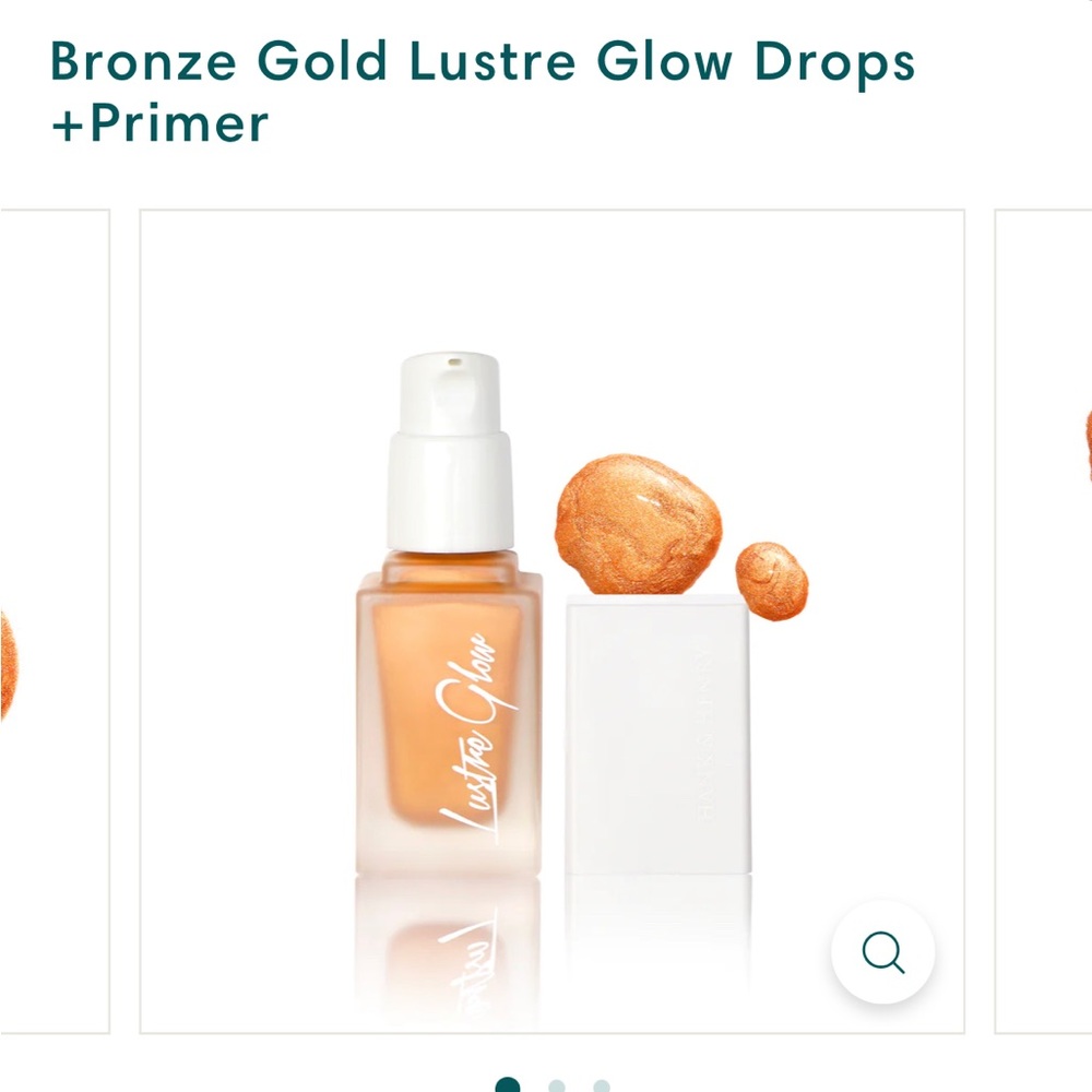 Bronze Gold Lustre Glow Drops +Primer